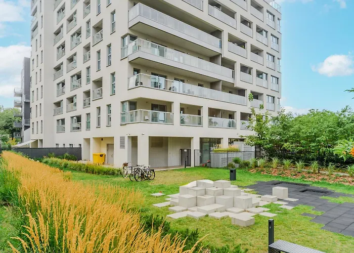 Apartament Premium In The Center Of With Free Parking & Balcony Warszawa